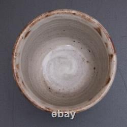 0905a Tatsuzo Shimaoka Japanese Mingei Mashiko pottery Yunomi Tea Cup With Box