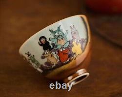 100cc China JingDeZhen Hand Drawing 12 zodiac master tea cup beauty ceramic cup
