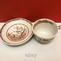 10 sets Vtg 1921 Furnival's Quail pattern teacup saucer made in England transfer