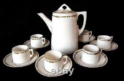 11 cups ORIGINAL GARDNER RUSSIAN IMPERIAL PORCELAIN TEA/COFFEE SET ANTIQUE