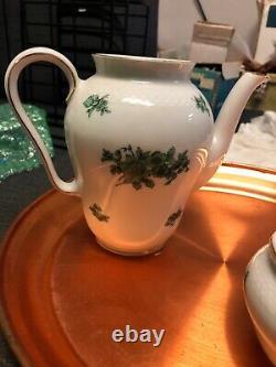 14 Vintage Thomas Rosenthal Bone China Bavaria Tea Cup Saucer Sets Blue Flowers