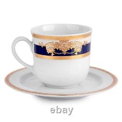14pc Marie Antoinette Luxury Porcelain Czech Tea Service Set European Tea Set
