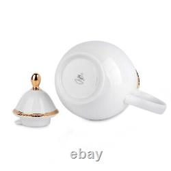 14pc Marie Antoinette Luxury Porcelain Czech Tea Service Set European Tea Set