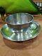 1881 Tiffany & Co Sterling Executive Cup Saucer Coffee Tea Mug 355 Grams