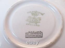 1898 Americana Historic Rare Antique Emerson Foley Tea Cup & Scallop Saucer