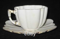 1898 Americana Historic Rare Antique Emerson Foley Tea Cup & Scallop Saucer