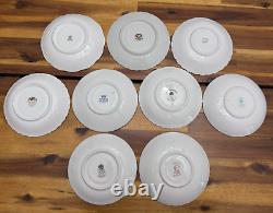 18pcs Assorted English Fine Bone China Tea Cups & Saucers, Floral Multicolor EUC