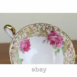 19341939s Antique Aynsley Pink Rose Duo Cup & Saucer