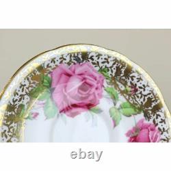 19341939s Antique Aynsley Pink Rose Duo Cup & Saucer