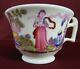 19c Faith Hope & Charity Hand Painted Lustre Tea Cup/saucer & Plate Antique