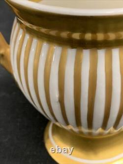 19c Old Paris Porcelain RPM Gold Gilt Lion Handle Cup Saucer c1800