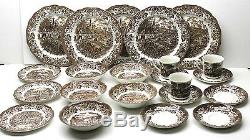 22 pc J. & G. Meakin Staffordshire Ironstone Dinner+Bowl+Dessert+Saucer+Tea Cups