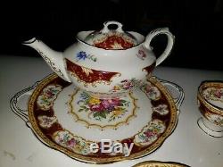 24 EUC Royal Albert England Bone China Lady Hamilton Tea Cup Saucer Serving Bowl