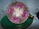 #2 Amazing! Aynsley England 4 Cabbage Rose Signed Bailey Cup Saucer Set