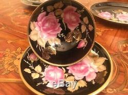 2 Cup 2 Saucer 2 Dishes Set Rare RW Rudolf Wacther Bavaria Porcelain Tea Coffee