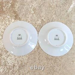 2 x HERMES Tea Cup & Saucer Les Matins De L'etang Porcelain Tableware with Case