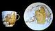 $300 British Antique Vintage Bone China Tea Cup Saucer Gold Birds Hand Painted