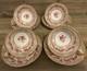 4 Antique Cauldon Ltd. Roses Gold 4288 Cups Saucers Circa 1905-1920 England Euc