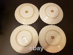 4 Antique Royal Sealy, Japan bone china tea cups and saucers