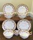 4 Stunning Sets Antique C1905 Tiffany Of Ny Teacups & Saucers Cauldon Of England