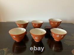 6 Antique Chinese Tea Cup