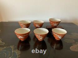 6 Antique Chinese Tea Cup