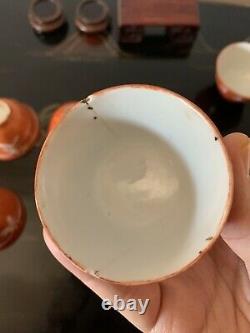 6 Antique Chinese Tea Cup