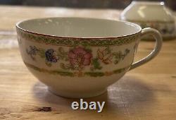 (6) Antique Noritake Nippon Tea Cups & Saucer Floral Pattern (2 extra Saucers)
