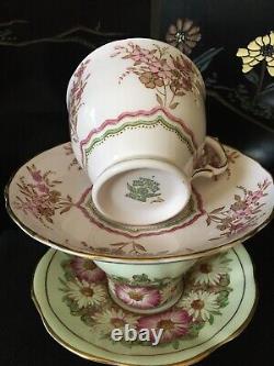 6 Bell, Tuscan, Roslyn, Colclough, Rosina English Teacup & Saucer Lot