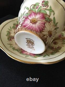 6 Bell, Tuscan, Roslyn, Colclough, Rosina English Teacup & Saucer Lot