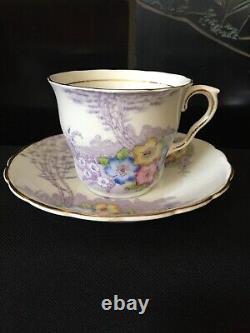 6 Bell, Tuscan, Roslyn, Colclough, Rosina English Teacup & Saucer Lot