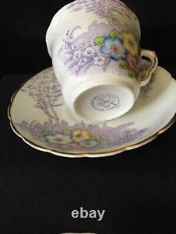 6 Bell, Tuscan, Roslyn, Colclough, Rosina English Teacup & Saucer Lot