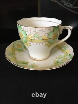 6 Bell, Tuscan, Roslyn, Colclough, Rosina English Teacup & Saucer Lot