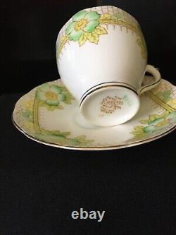 6 Bell, Tuscan, Roslyn, Colclough, Rosina English Teacup & Saucer Lot