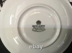 6 Royal Albert'south Pacific' Cups, Saucers & Plates Excellent Condition