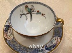 8 Antique 3 5/8 Tea Cup & Saucer Haviland Limoges Rajah Pattern c 1921