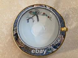 8 Antique 3 5/8 Tea Cup & Saucer Haviland Limoges Rajah Pattern c 1921