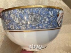 8 Antique 3 5/8 Tea Cup & Saucer Haviland Limoges Rajah Pattern c 1921