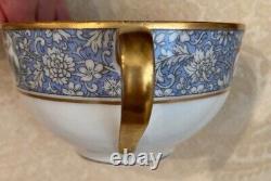 8 Antique 3 5/8 Tea Cup & Saucer Haviland Limoges Rajah Pattern c 1921