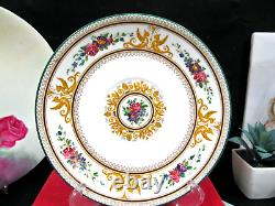 8 Wedgwood tea cup and saucer COLUMBIA W595 2 Handled soup teacup painted