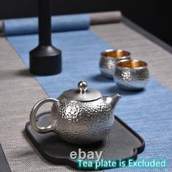 999 sterling silver+porcelain tea pot matching tea cups health care xishi pot