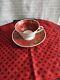 Alka Kunst Kronach Bavaria Tea Cup & Saucer Red, White & Gold Gilt Germany. Wow