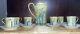 Antique Haviland Limoges Chocolate Coffee Tea Set, 6 Cups 7 Plates Hand Painted