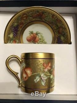Ancienne manufacture royale limoges Botticelli tea cup and saucer