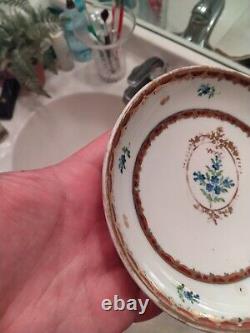 Antique 1786 Royal Vienna Tea Cup & Saucer Set