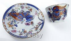 Antique 1814 1822 Spode Cabbage Pattern # 2061 Stone China Tea Cup & Saucer