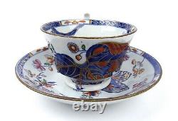 Antique 1814 1822 Spode Cabbage Pattern # 2061 Stone China Tea Cup & Saucer