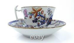 Antique 1814 1822 Spode Cabbage Pattern # 2061 Stone China Tea Cup & Saucer