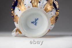 Antique 1815-1860 Germany MEISSEN Gilt Tea cup & saucer Marked 12.5 cm