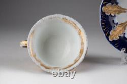 Antique 1815-1860 Germany MEISSEN Gilt Tea cup & saucer Marked 12.5 cm